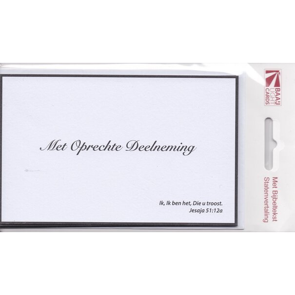 Baaij Light Cards 4x Gecondoleerd