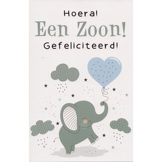 Belgian  Greetings Geboortekaart Jongen