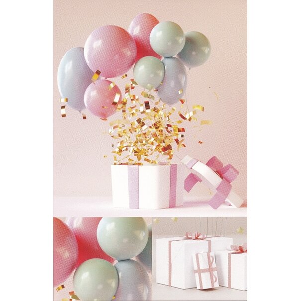 Belgian  Greetings Ballonnen wenskaart