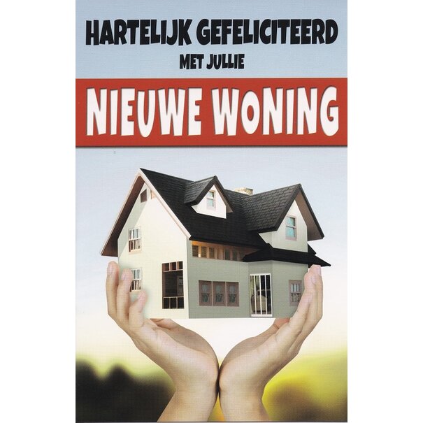 Belgian  Greetings Kaart Nieuwe Woning