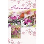Beterschapskaart met roodborstje, roze bloesem en bloemen
