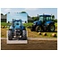 Belgian  Greetings Blanco wenskaart met blauwe tractor voor liefhebbers van landbouw