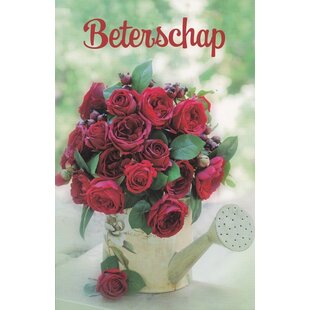 Beterschap met rode rozen