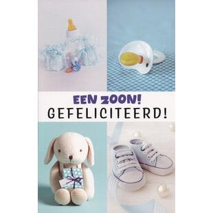 Geboortekaart Een zoon