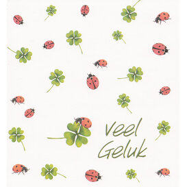 Veel Geluk – Klavertjes en Lieveheersbeestjes