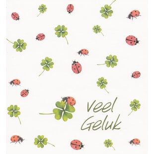 Veel Geluk – Klavertjes en Lieveheersbeestjes