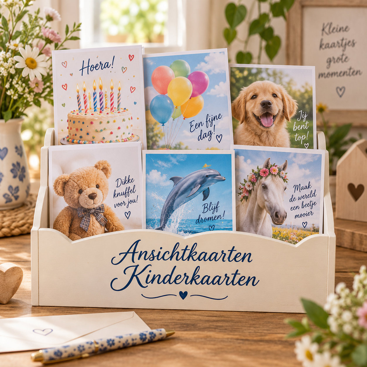 Leuke ansichtkaarten voor kinderen