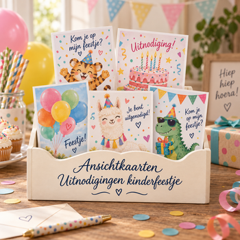 Uitnodigingen Kinderfeestje