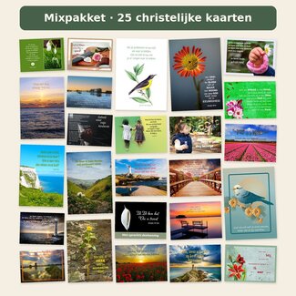 TSS-Nijkerk Mixpakket 25 christelijke ansichtkaarten