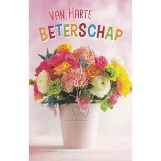 Belgian  Greetings Van harte beterschap – bloemen