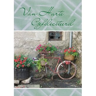 Marant Cards Van harte gefeliciteerd - Bloemenkar