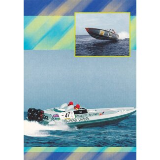 Marant Cards Prentbriefkaart Speedboot
