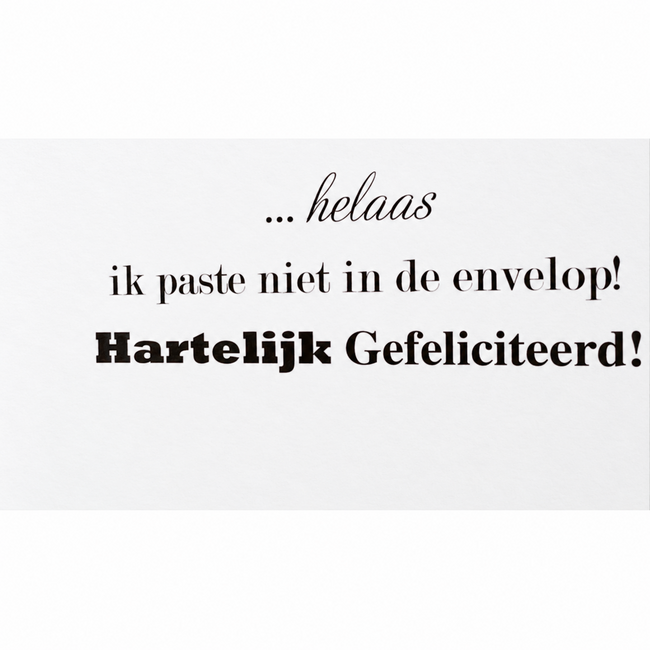 Grappige verjaardagskaart – Eigenlijk wilde ik je verrassen
