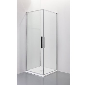 Paroi de douche Finesse - Accès d'angle portes pivotantes