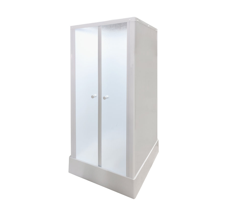 Cabine de douche mobile EASY door - avec 2 portes pivotantes