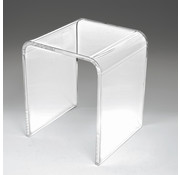 Tabouret de douche design en plexiglas