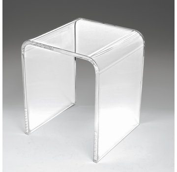 Tabouret de douche design en plexiglas