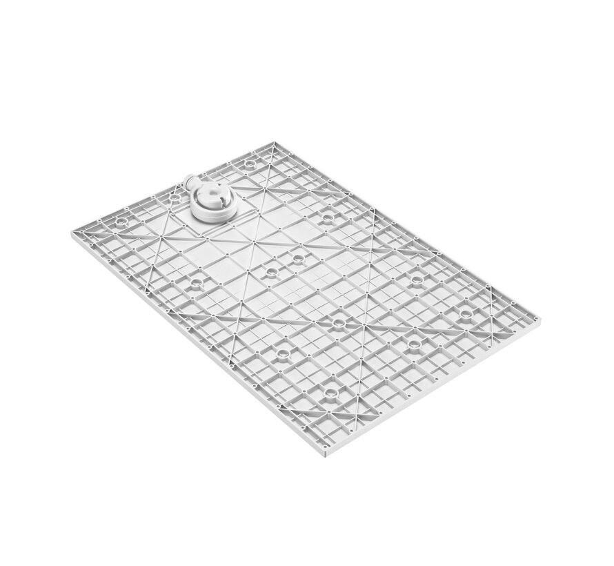 Florida douchebak SMC 140x90 cm - Wit