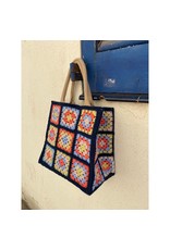 Granny tas Midi Zomer Blauw