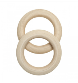 Houten ring  55 mm