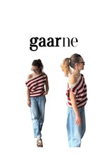 Patroon Gehaakte top gestreept