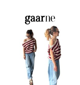 Patroon Gehaakte top gestreept