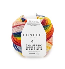 Katia Concept Symmetric Socks & More Illusion