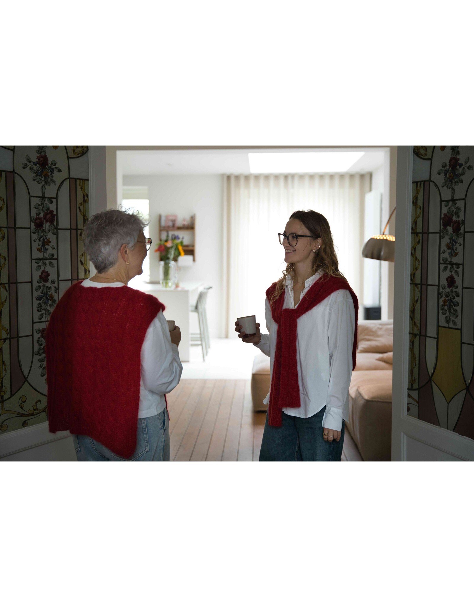 Patroon Sweater Scarf