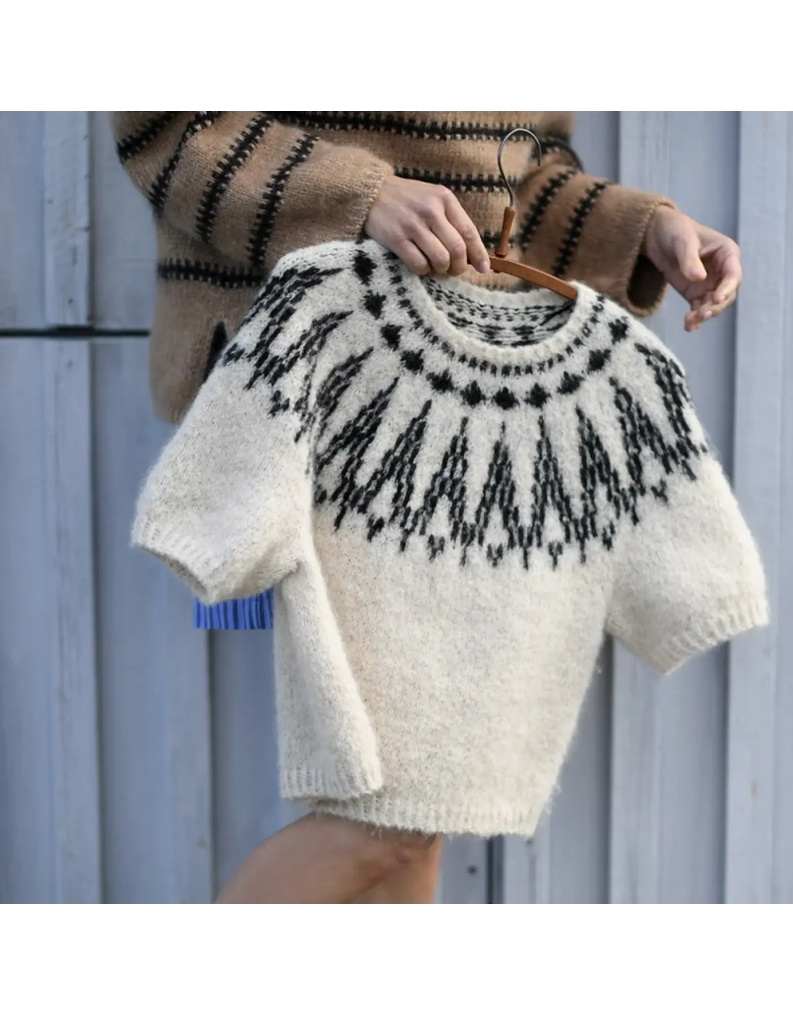 Workshop Topdown jacquard trui