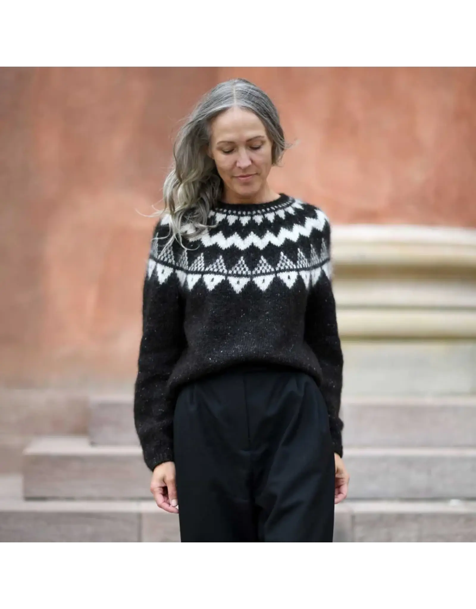 Workshop Topdown jacquard trui