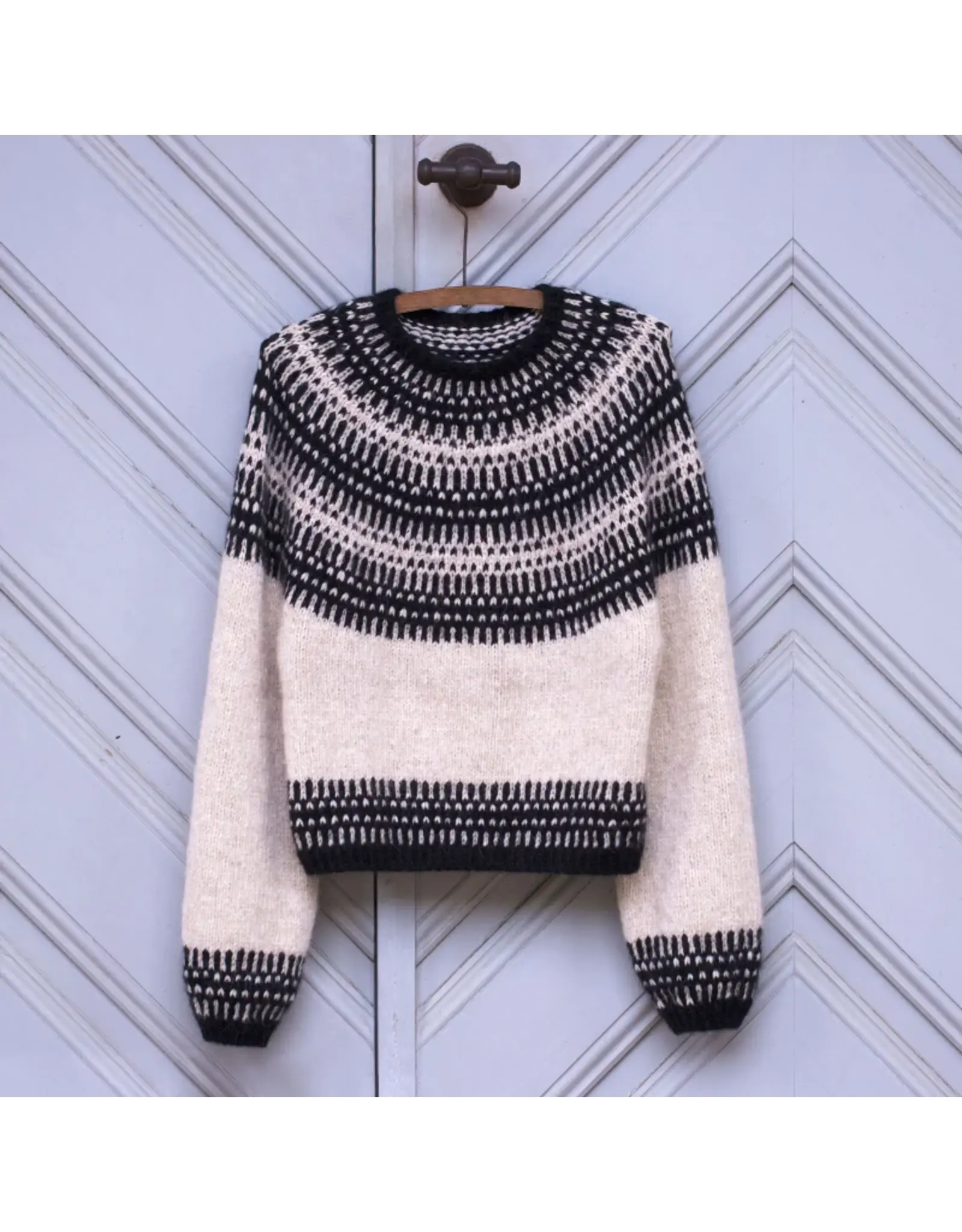 Workshop Topdown jacquard trui