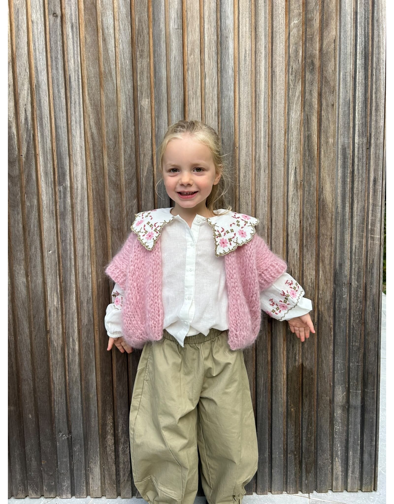 Patroon Mouwloze Vest Babette