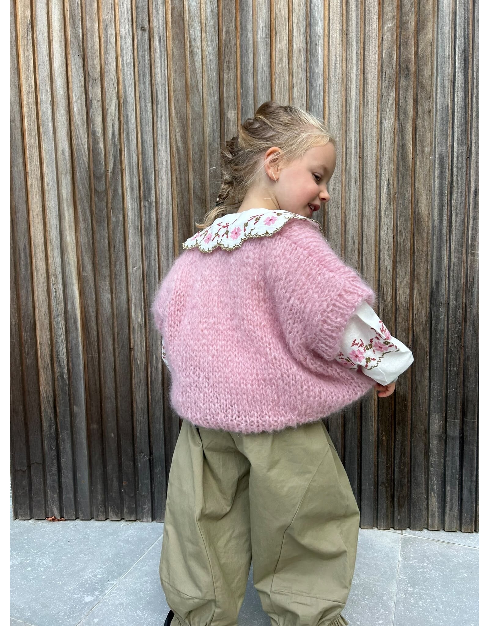 Patroon Mouwloze Vest Babette