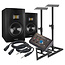 Adam T7V (2x) + Solid State Logic SSL2 + Statieven + Kabels