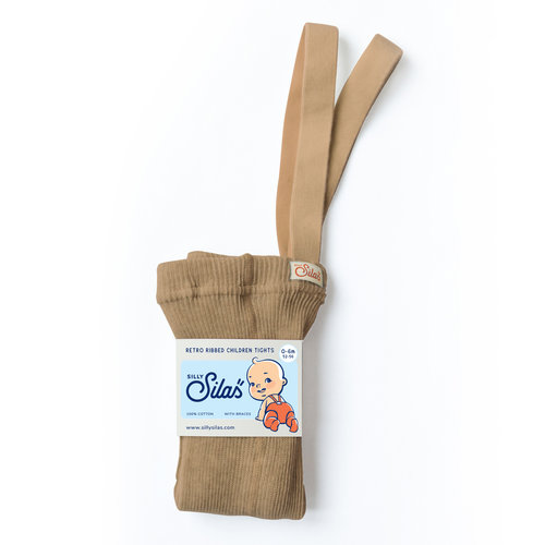 Silly Silas Tights with braces - Light Brown Silly Silas Tights with braces - Light Brown