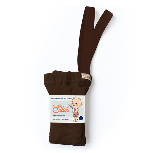 Silly Silas Shorty Tights with braces - Chocolate Brown Silly Silas Shorty Tights with braces - Chocolate Brown
