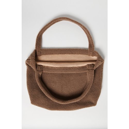 Studio Noos Brown chunky teddy mom-bag