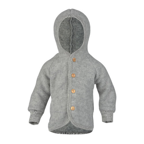 Engel Natur Engel - Jasje van wol-fleece jasje  - Light Grey