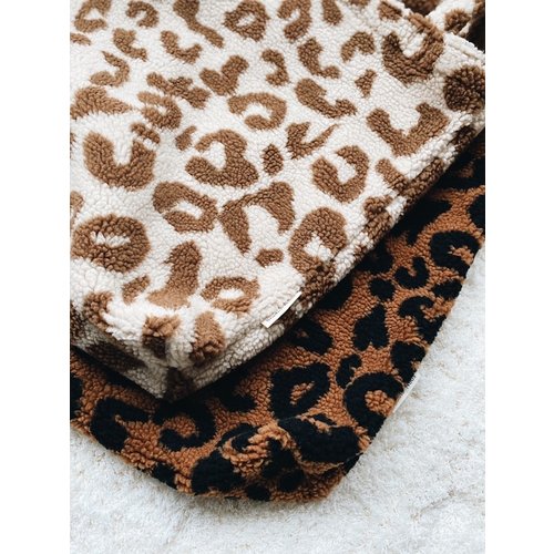 Studio Noos Chunky teddy leopard mom bag - brown