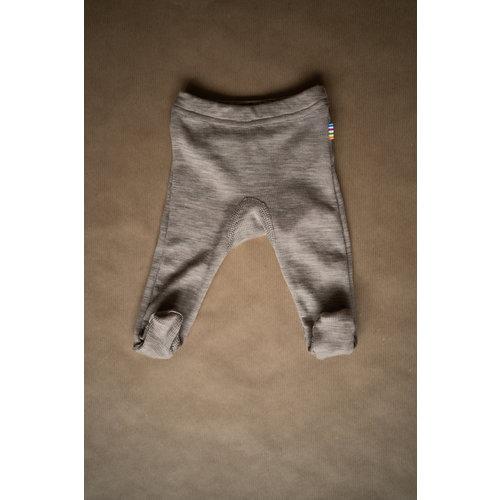 Joha Legging met voetjes wol - zijdemix -Bruin Joha Legging met voetjes wol - zijdemix -Bruin
