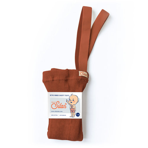 Silly Silas Silly Silas Shorty Tights with braces - Cinnamon Silly Silas Silly Silas Shorty Tights with braces - Cinnamon