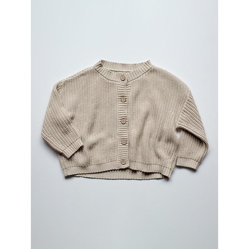 The Simple Folk The Simple Folk - The Chunky Cardigan - Oatmeal The Simple Folk The Simple Folk - The Chunky Cardigan - Oatmeal