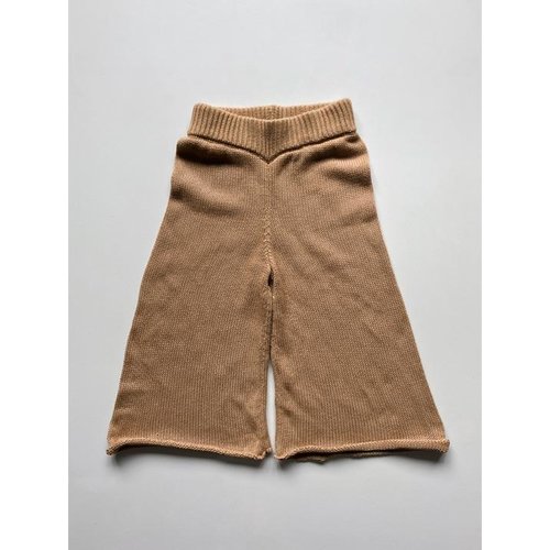 The Simple Folk The Simple Folk - The Wide Leg Knit Trouser - Caramel The Simple Folk The Simple Folk - The Wide Leg Knit Trouser - Caramel