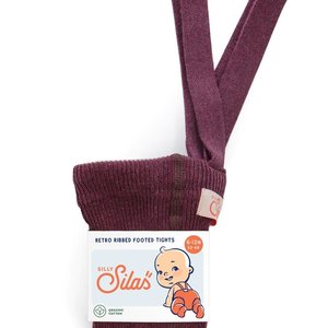 Silly Silas Tights with braces  - Fig blend