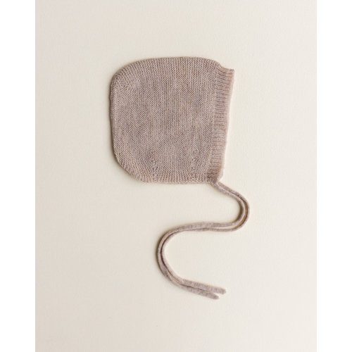Hvid Hvid - Bonnet newborn - Sand Hvid Hvid - Bonnet newborn - Sand