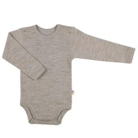 Joha - Romper rib 100% wol - sesam