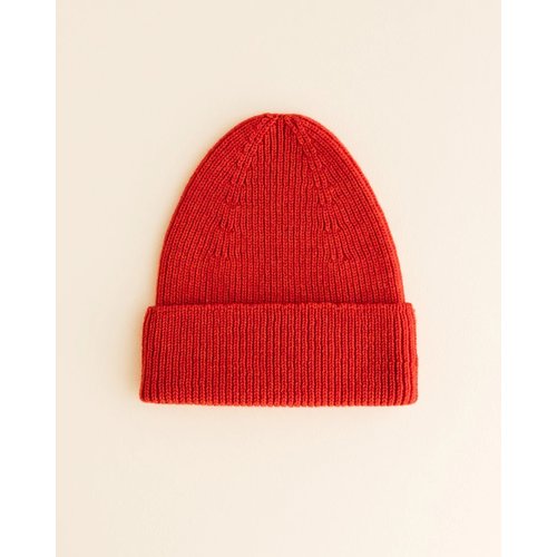 Hvid Hvid - Beanie Fonzie - Red