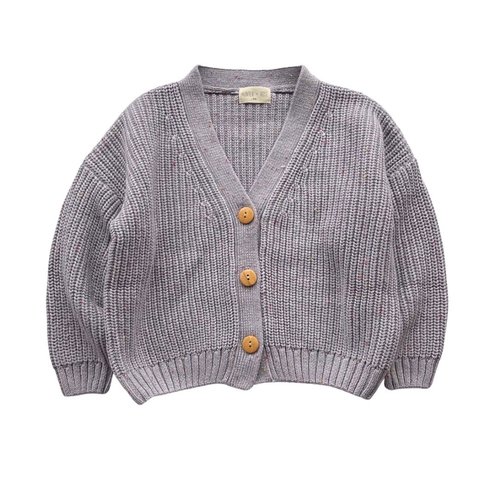 Hunter + Rose Hunter + Rose - Avery Cardigan - Lilac flecked Hunter + Rose Hunter + Rose - Avery Cardigan - Lilac flecked