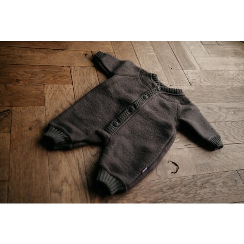 Joha Joha - Wol fleece overall - Donkerbruin