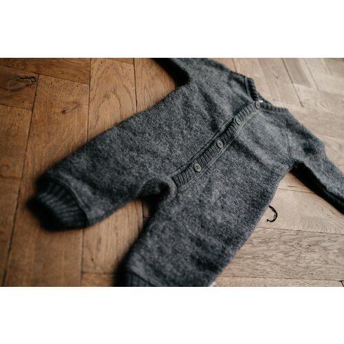 Joha Joha - Wol fleece overall - Antraciet